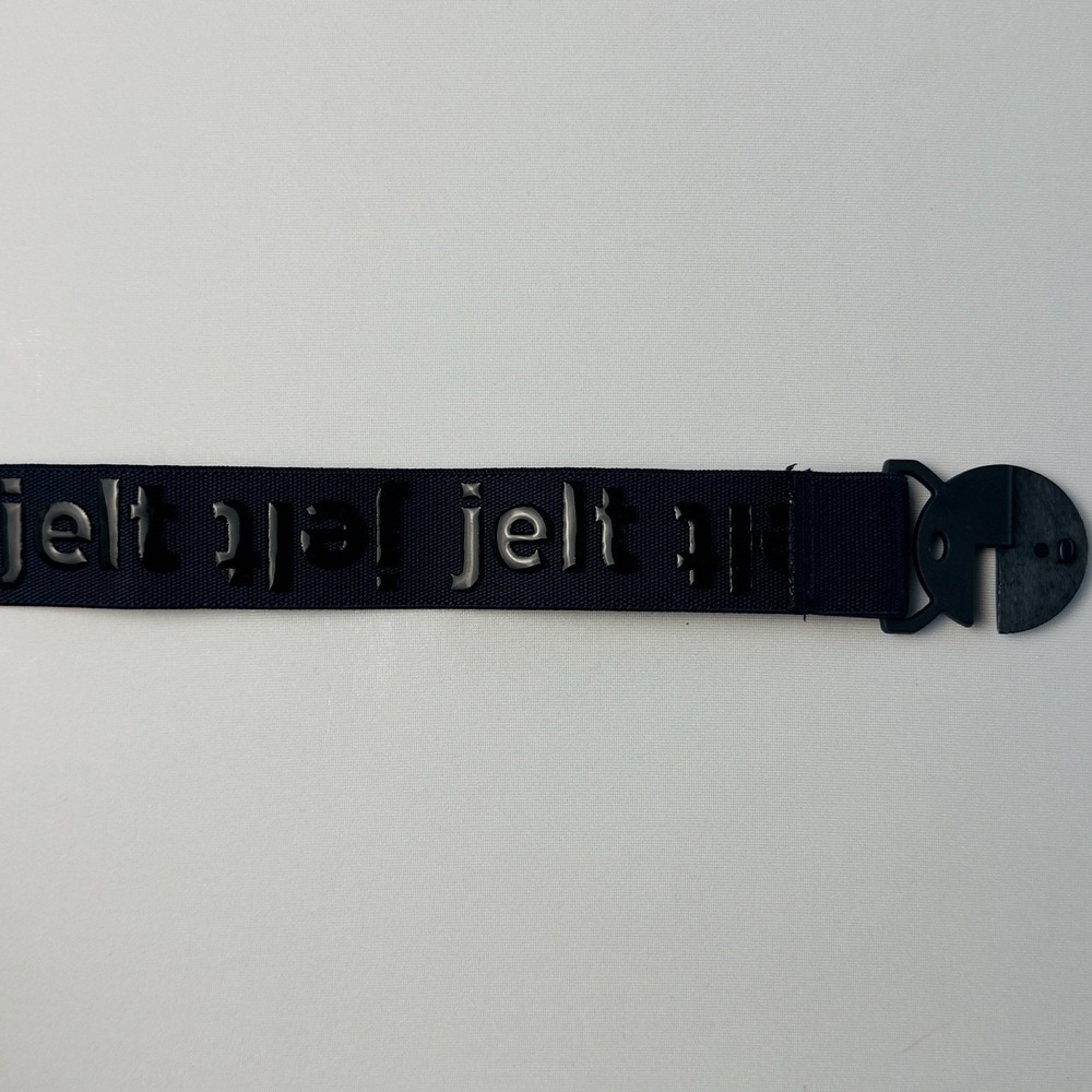 Jelt Belt No Show Elastic Stretch Belt For Men & Women Eco Friendly Black SizeXS - Picture 4 of 6